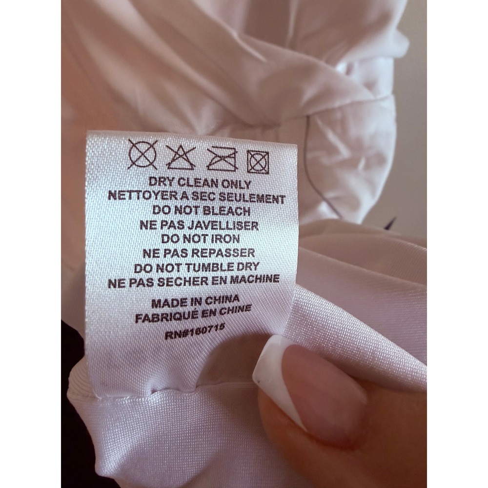 Retrofête Dress Women XXL White‎ Kai Dress Mini Ruched V-Neck Jersey NWT - Picture 10 of 10